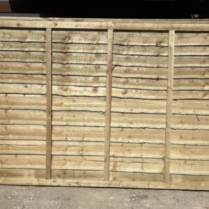 Larch Lap Fence Panels